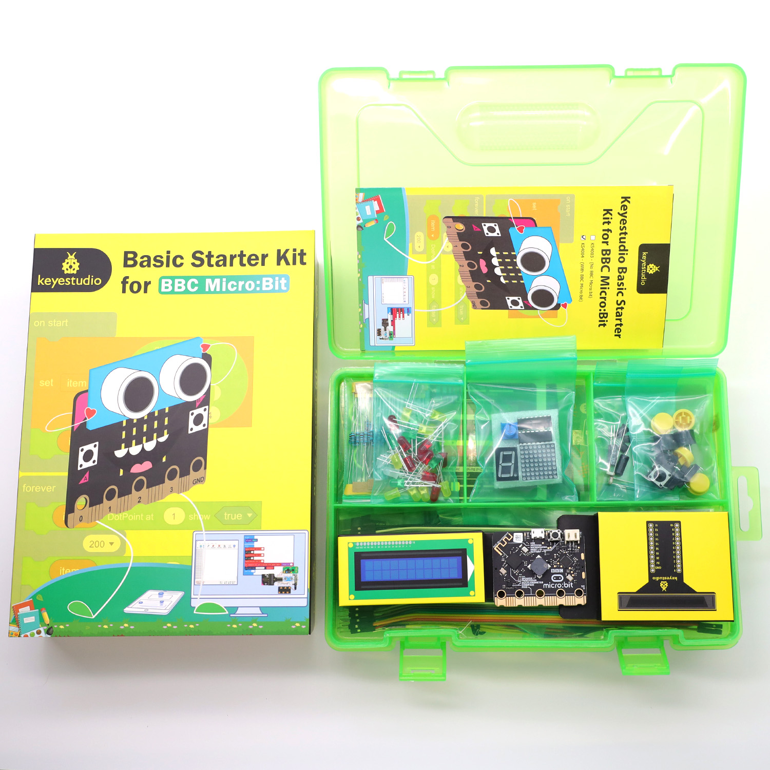 Microbit Robot - KEYESTUDIO Micro:bit V2 Basic Starter Kit