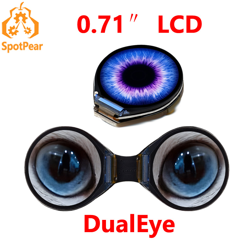 Stm32 Robot - Waveshare 0.71inch Double Eye Round LCD