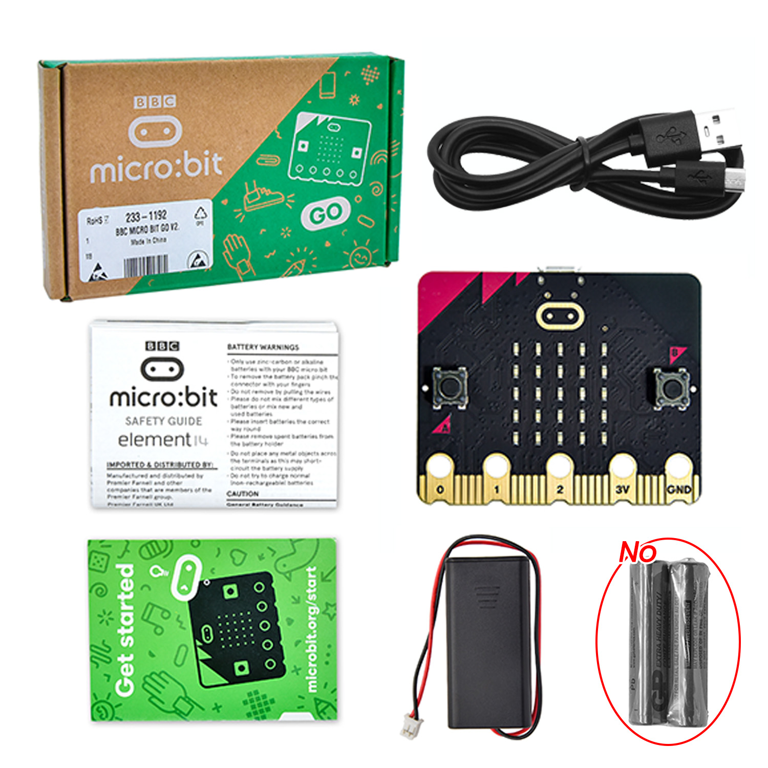 Microbit Robot - Original BBC Micro Bit V2 Development