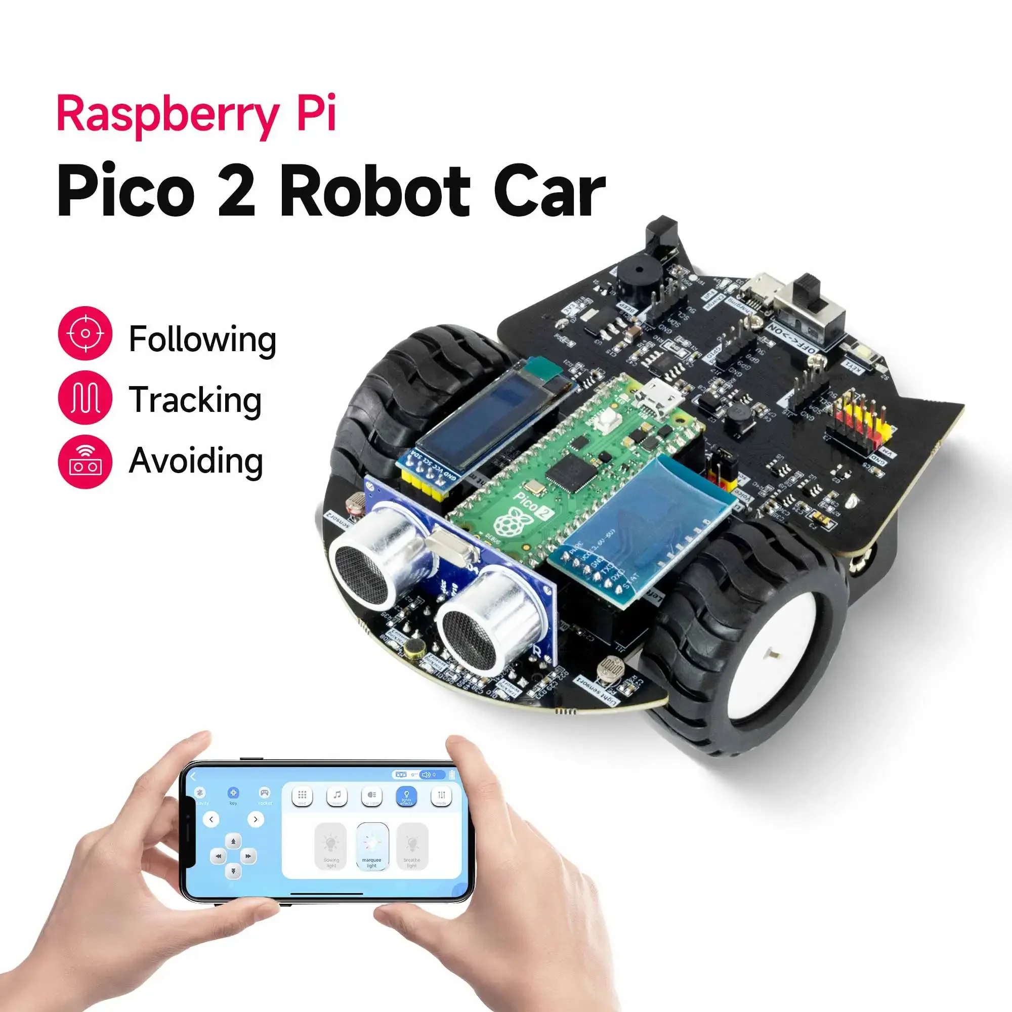 Yahboom Raspberry Pi Pico 2 Ro - огляд і ціна Robot Car Kit