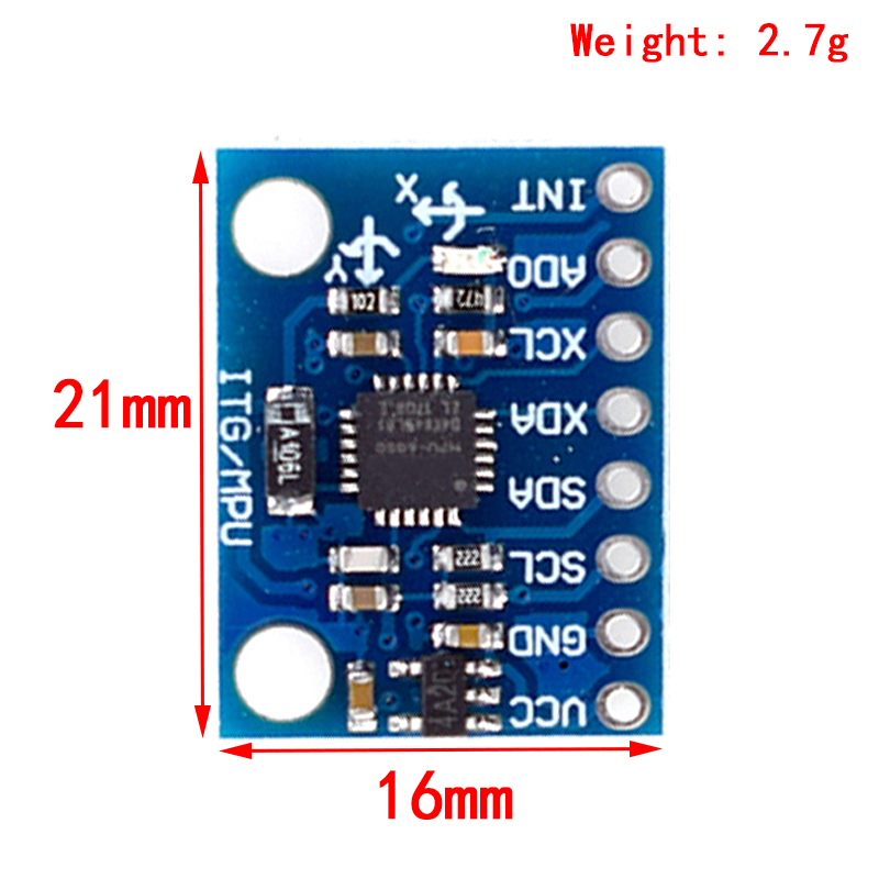 1Set IIC I2C GY-521 MPU-6050 M - огляд і ціна Accelerometer Mpu6050