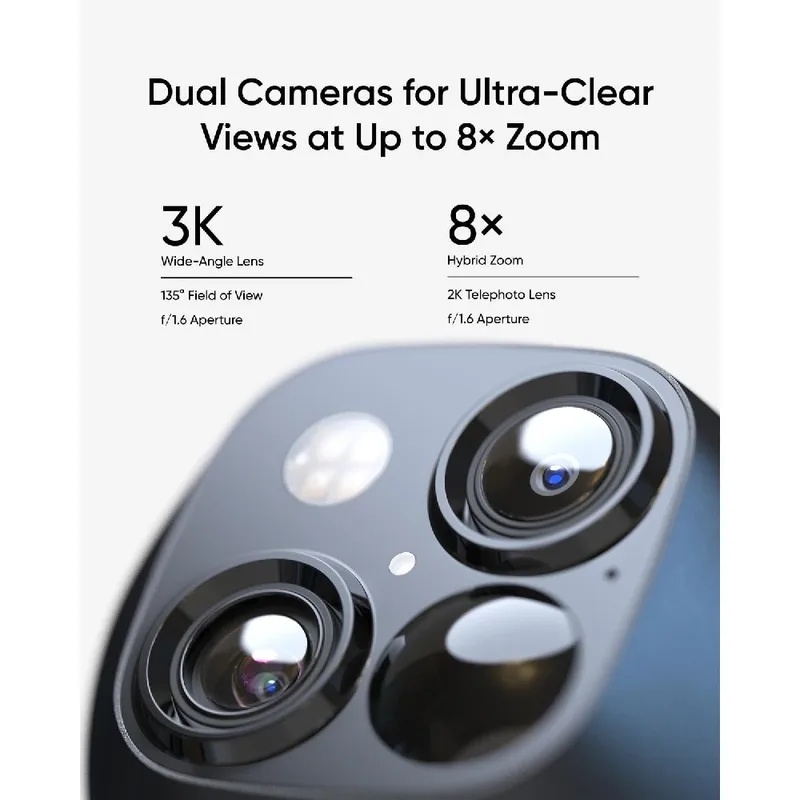 New 4K Dual Camera Solar Secur - огляд і ціна Pan Tilt Bracket