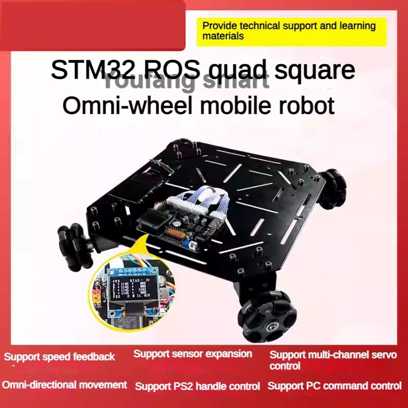 5kg Load ROS 4WD Omni Wheel Ro - огляд і ціна Stm32 Robot