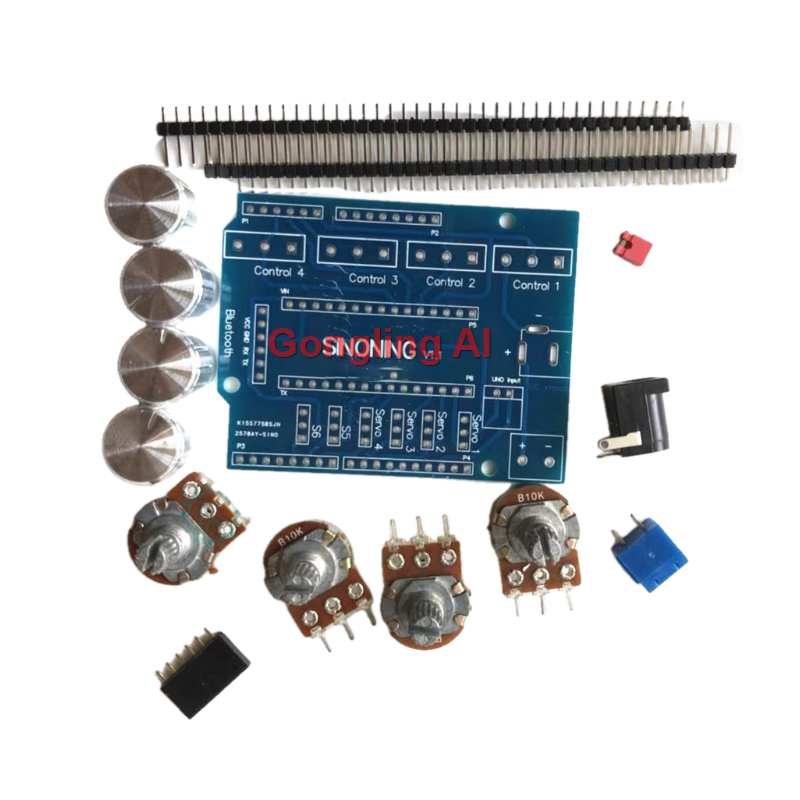 4 Channels Knob Servo Controll - огляд і ціна Sg90 Servo