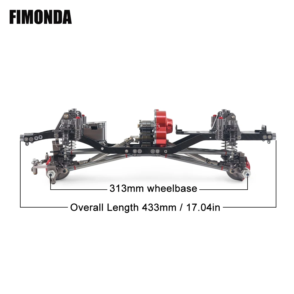 FIMONDA 1/10 RC Crawler Metal  - огляд і ціна Robot Car Kit