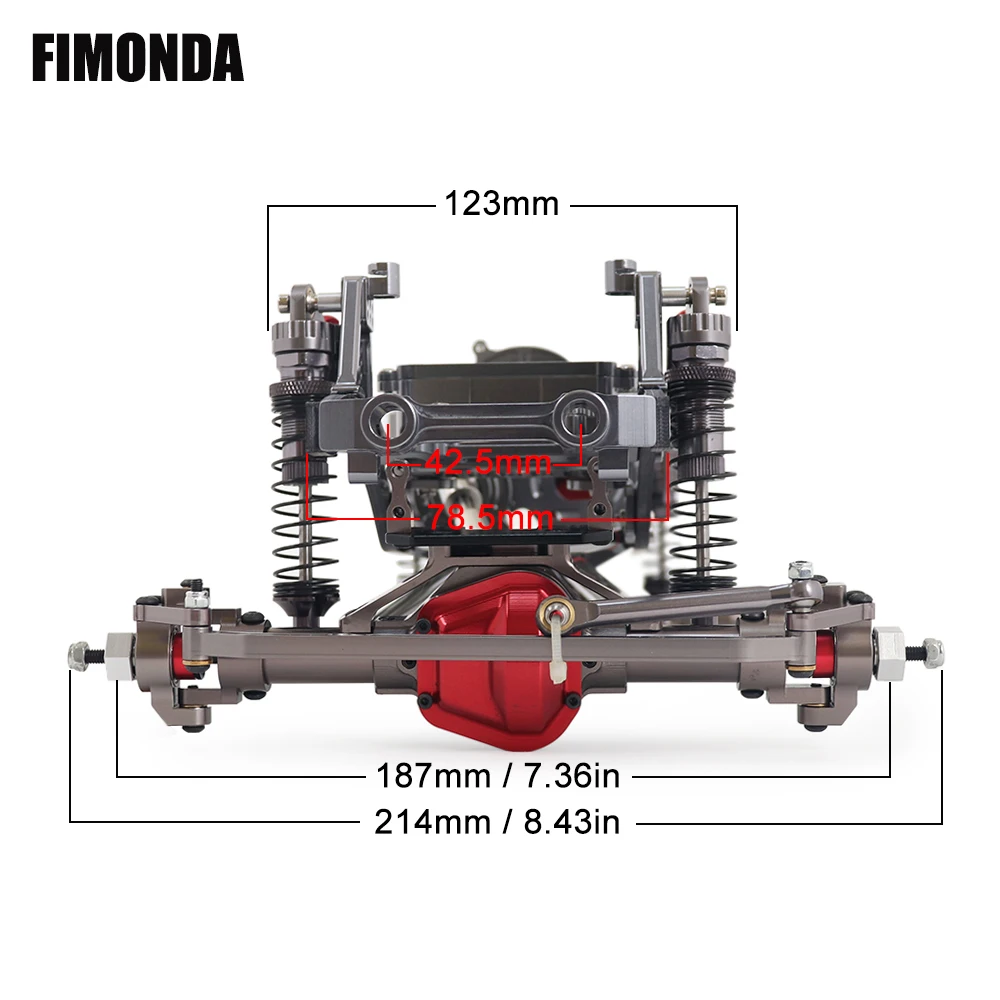 FIMONDA 1/10 RC Crawler Metal  - огляд і ціна Robot Car Kit