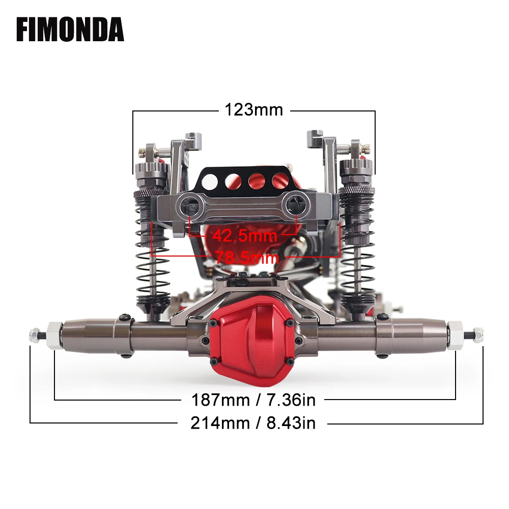 FIMONDA 1/10 RC Crawler Metal  - огляд і ціна Robot Car Kit