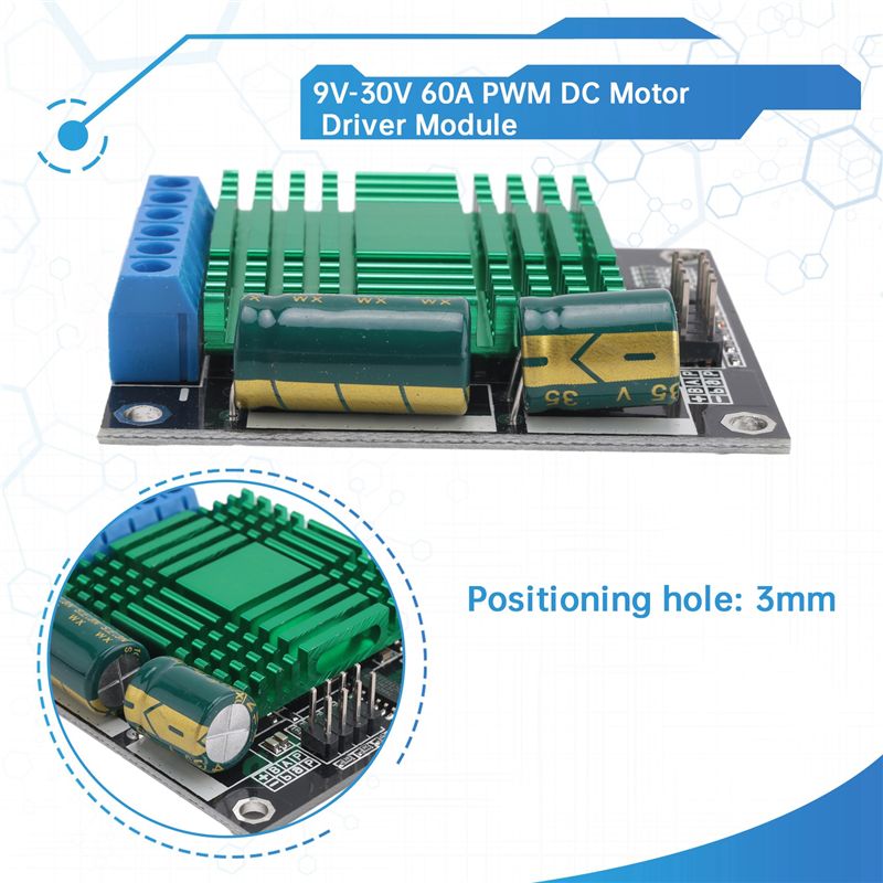 PHILE-9V-30V 60A PWM DC Motor  - огляд і ціна Motor Driver Module