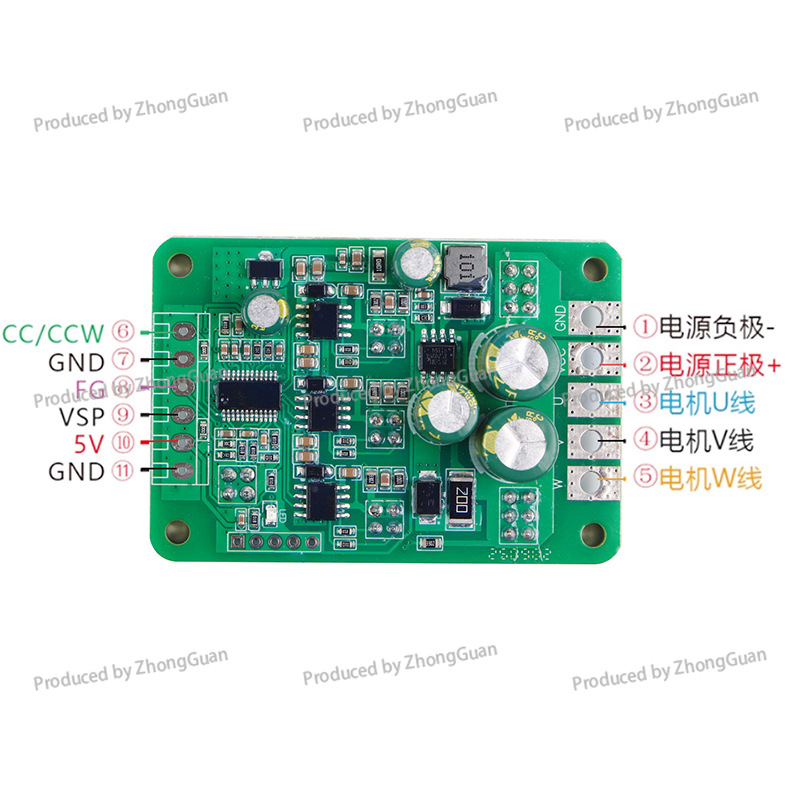 500w 24v High-power Brushless  - огляд і ціна Motor Driver Module
