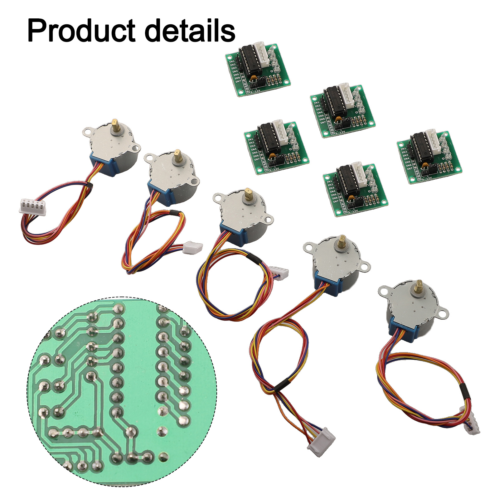 5V 4-Phase Stepper Motor 28BYJ - огляд і ціна Uln2003 Driver