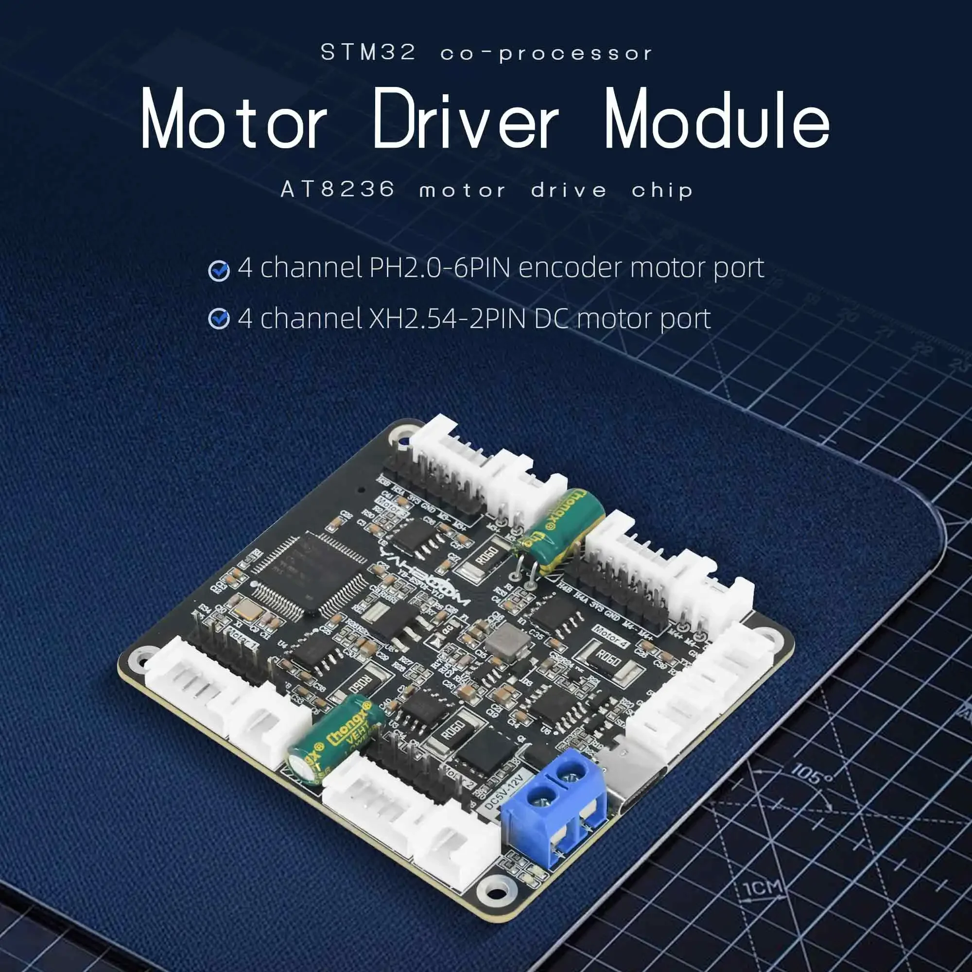 Yahboom 4-Channel Encoder Moto - огляд і ціна Motor Driver Module