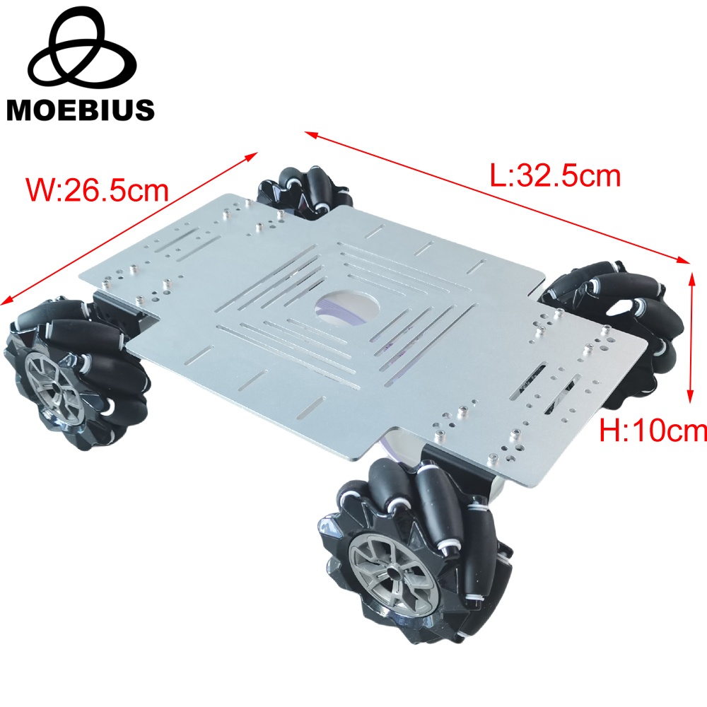 MOEBIUS 26KG Load 4WD Mecanum  - огляд і ціна Ros Robot