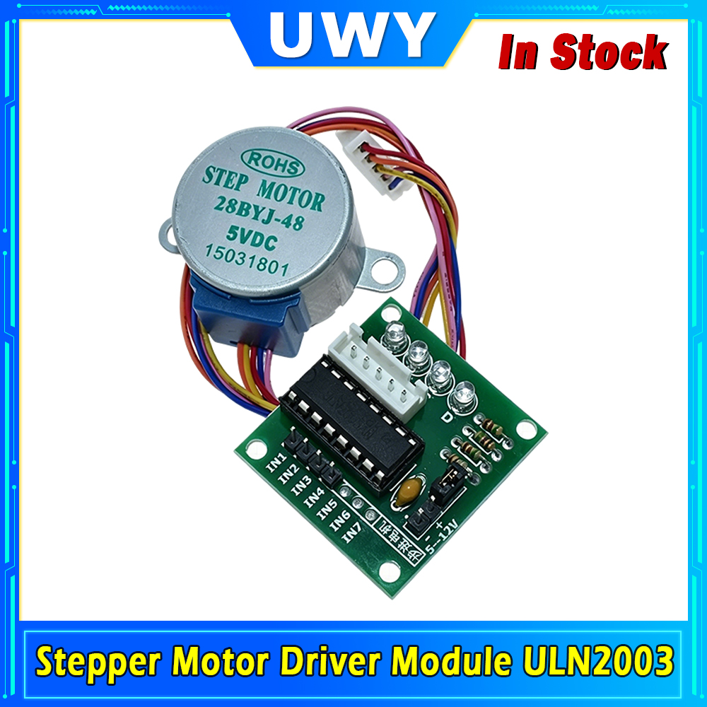 1 set 28BYJ-48 5V 4 Phase Mini - огляд і ціна Uln2003 Driver