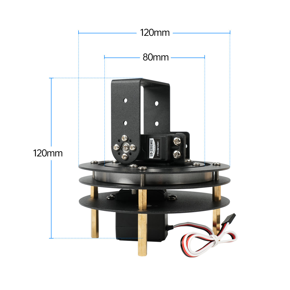 Hiwonder Unassembled 2 DOF Pan - огляд і ціна Pan Tilt Bracket