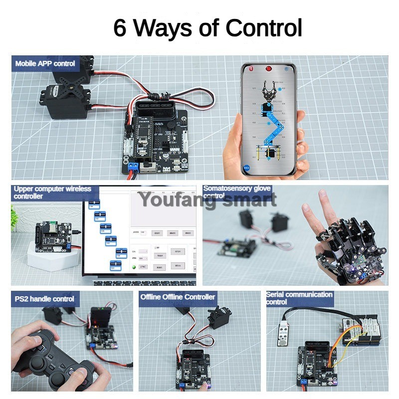 6 Channel PWM Servo and 4 Chan - огляд і ціна Stm32 Robot