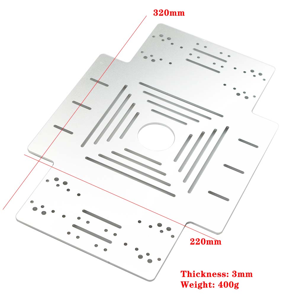Big Metal Plate Aluminum Alloy - огляд і ціна Stm32 Robot