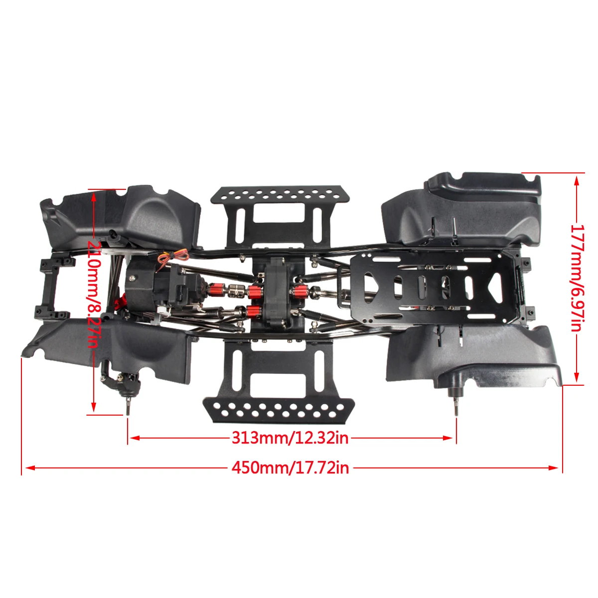1/10 RC Crawler Chassis Kit wi - огляд і ціна Robot Car Kit