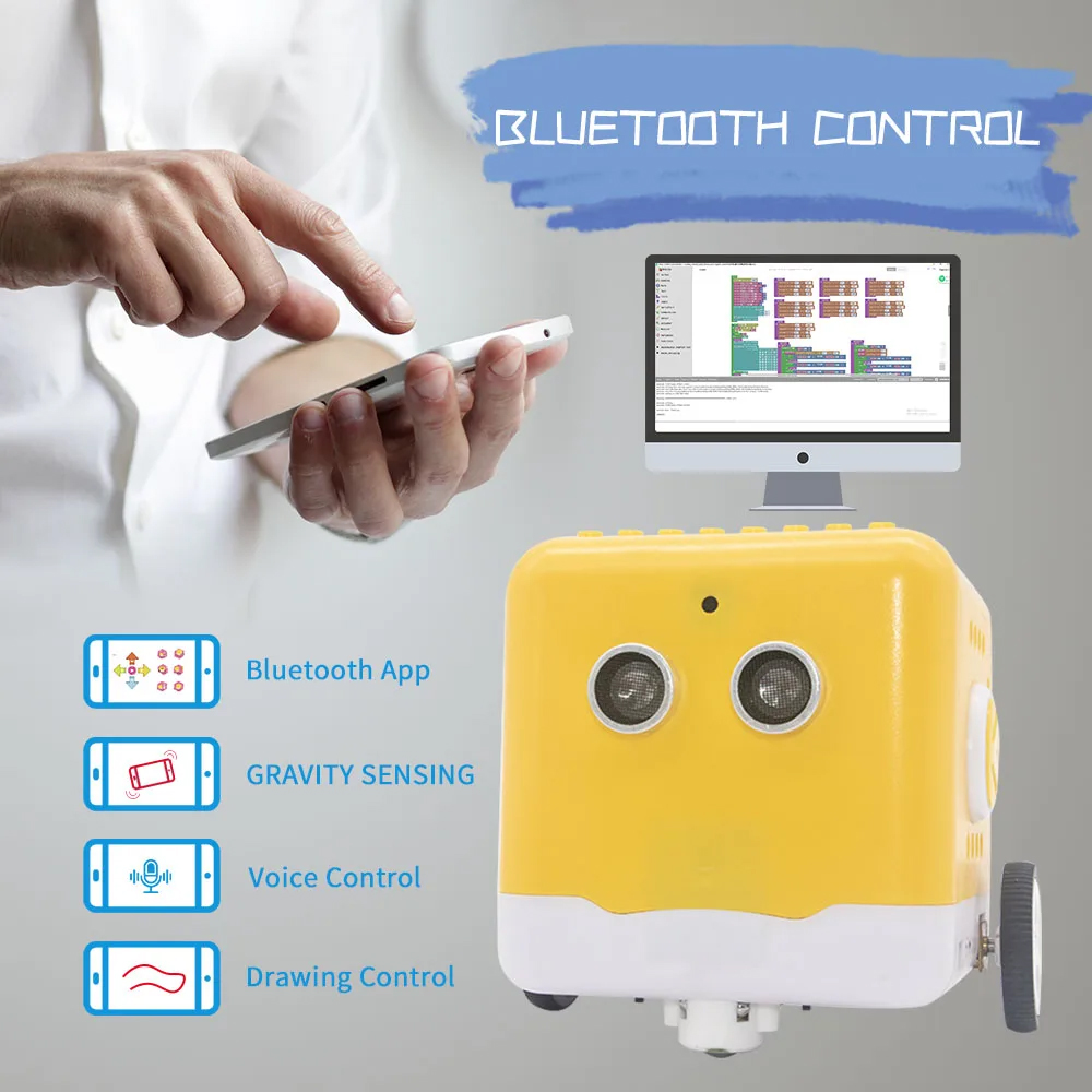 Kidsbits Programmable Robot Ki - огляд і ціна Microbit Robot