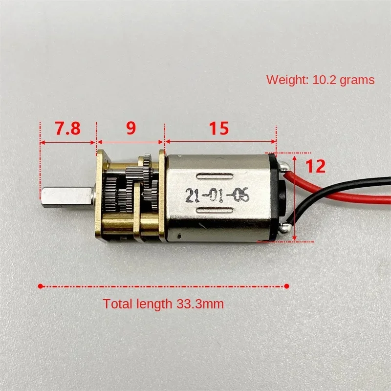 N20 DC 3V 18rpm 6V  36RPM  Min - огляд і ціна Geared Motor