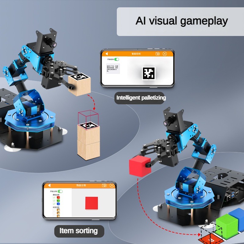 6 Dof Robot Arm with Servo Cla - огляд і ціна Ros Robot