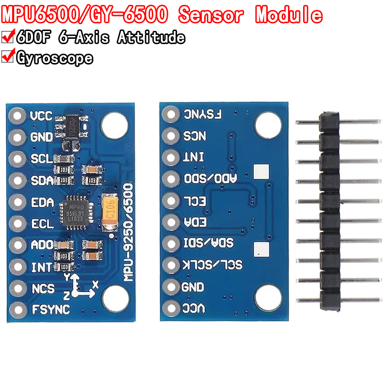 IIC I2C SPI MPU6500 MPU-6500 6 - огляд і ціна Accelerometer Mpu6050