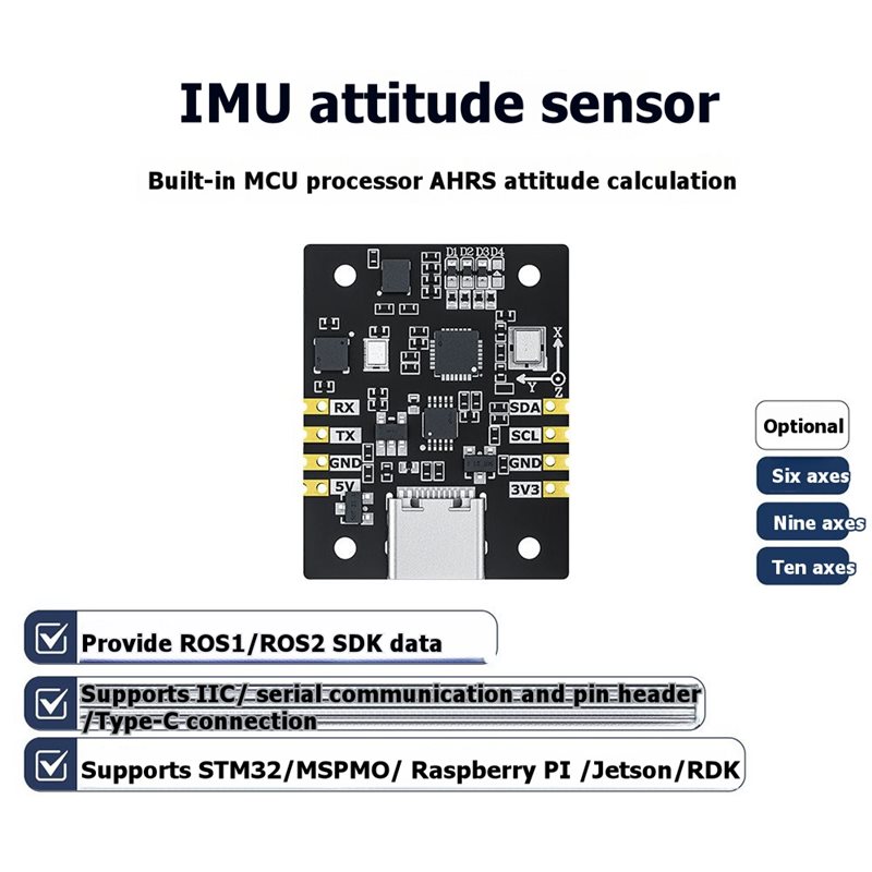 B92B 10-Axis IMU Sensor Module - огляд і ціна Stm32 Robot