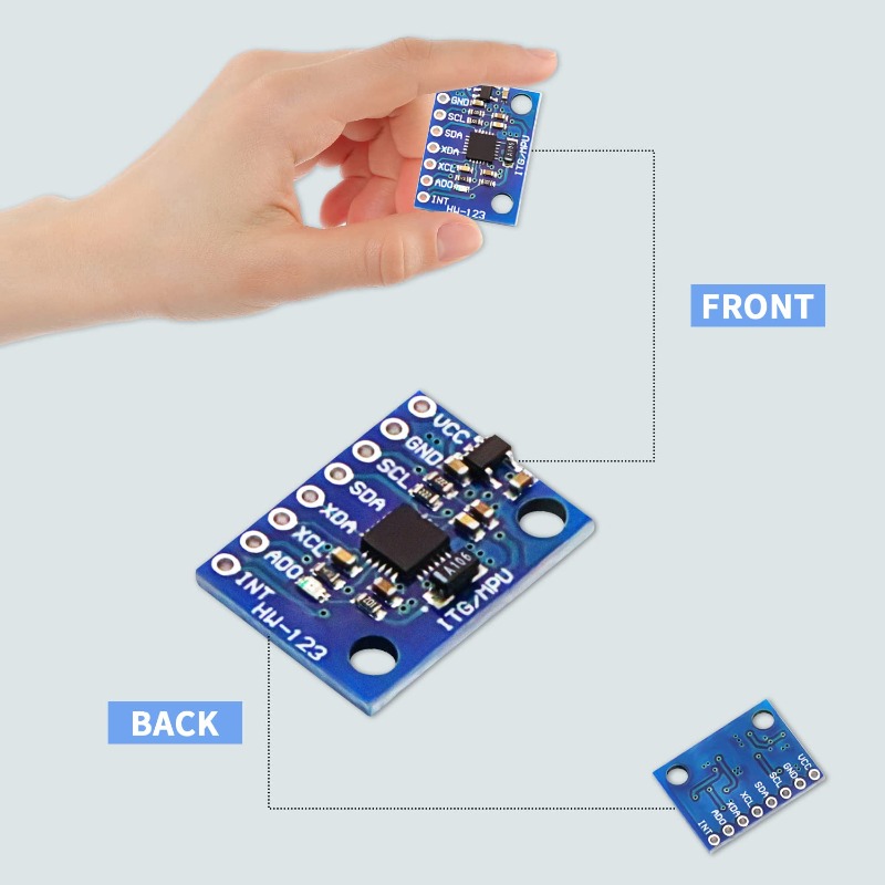 5Pcs GY-521 MPU-6050 MPU6050 A - огляд і ціна Accelerometer Mpu6050