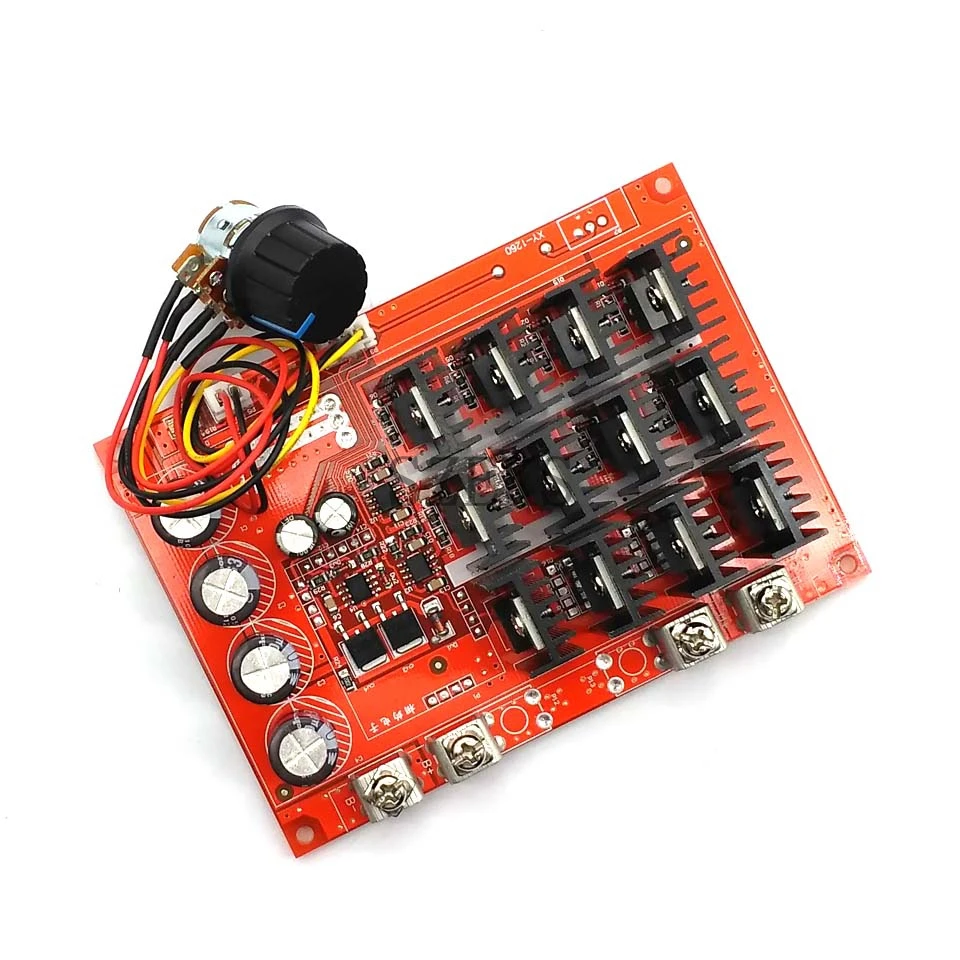 10-50V 60A DC Motor Speed Cont - огляд і ціна Motor Driver Module