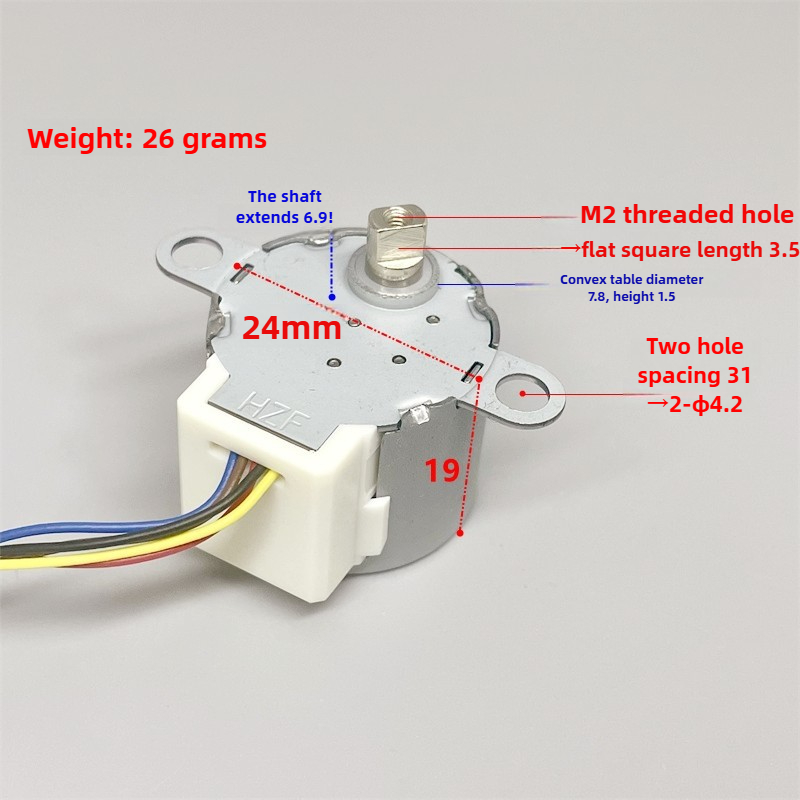 24BYJ48  DC 5V Stepper Motor D - огляд і ціна Geared Motor