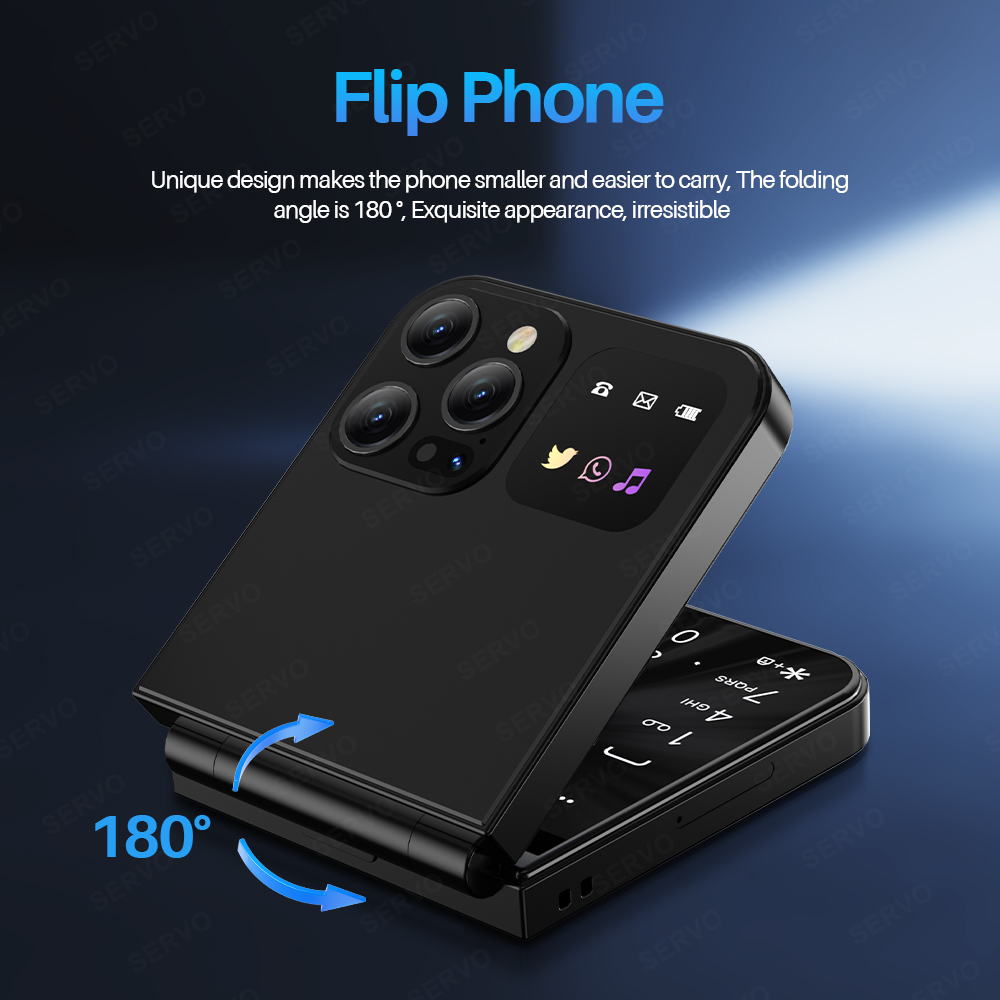 SERVO A50 PRO Flip Mobile Phon - огляд і ціна Servo Pan Tilt