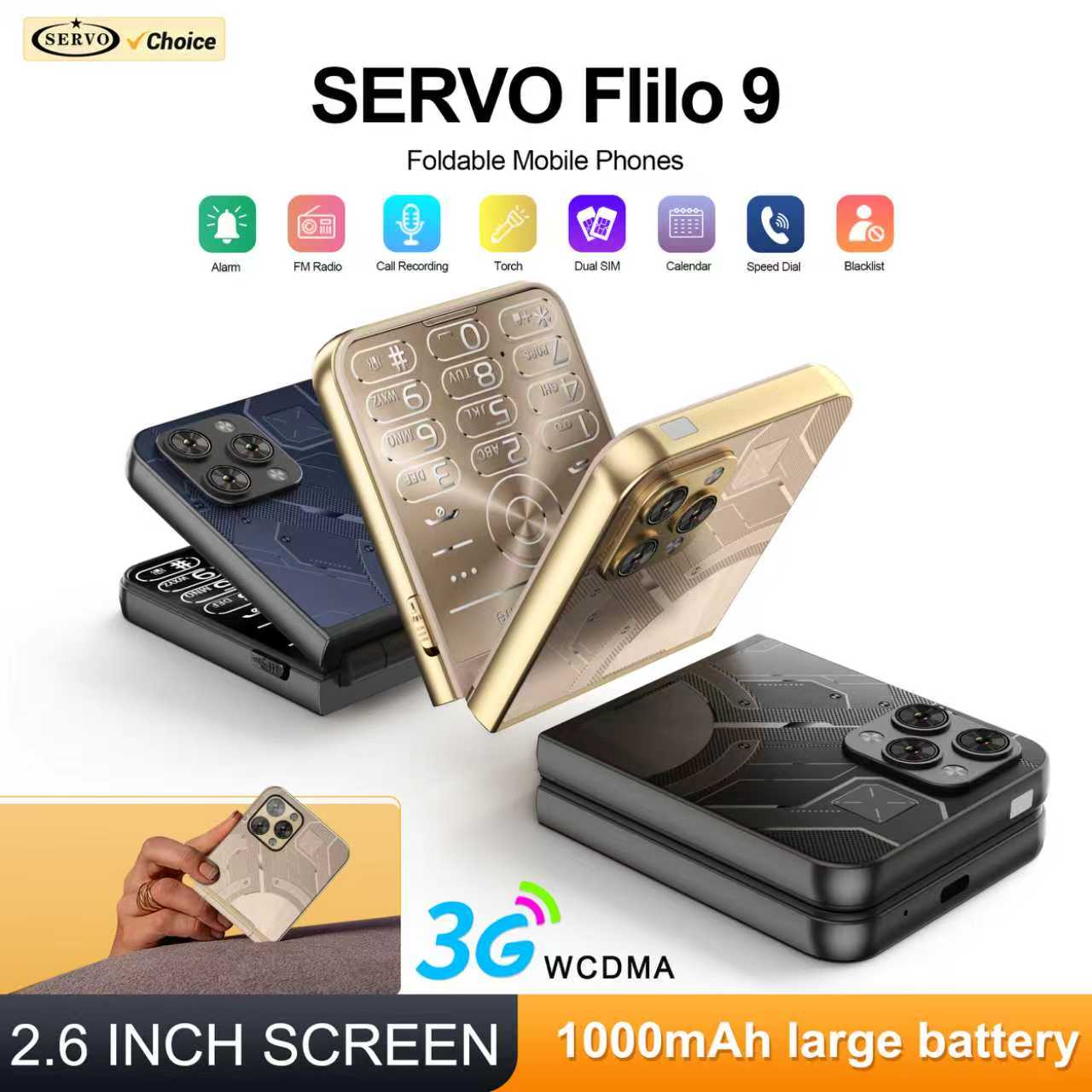 SERVO Flilo9 Foldable Mobile P - огляд і ціна Servo Pan Tilt