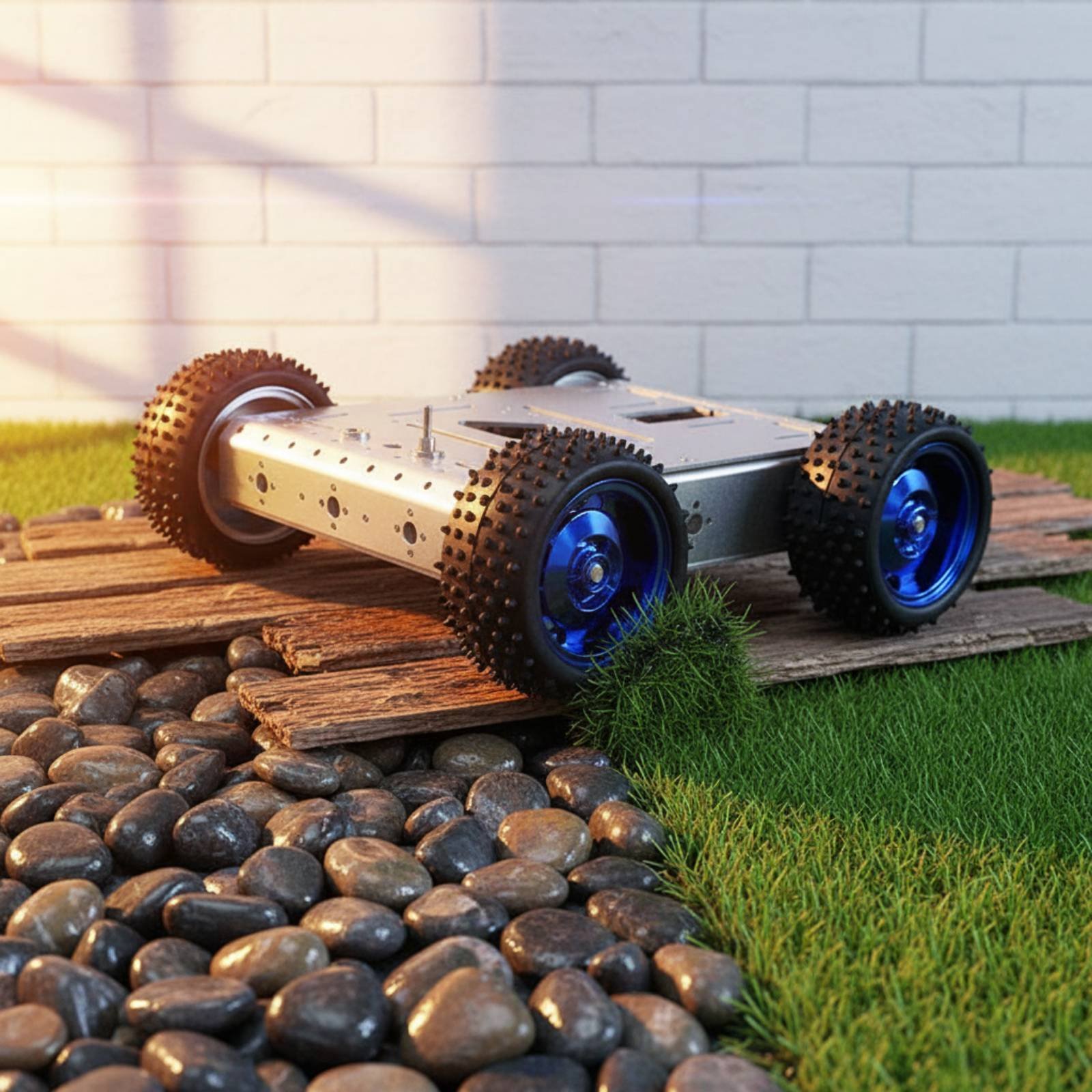 4WD Smart Car Chassis 1.5KG Lo - огляд і ціна Robot Car Kit