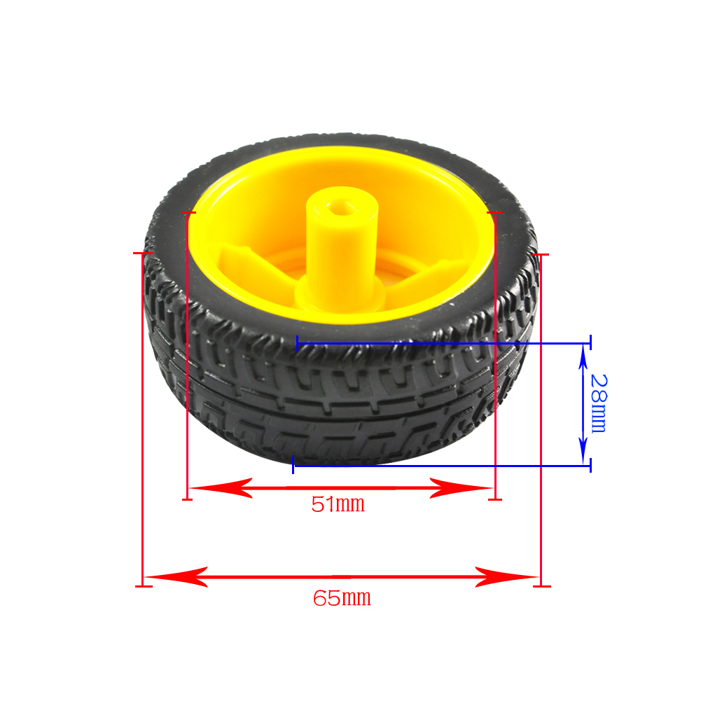 DC3-6V 1:48 Gearbox TT Motor D - огляд і ціна Robot Wheel