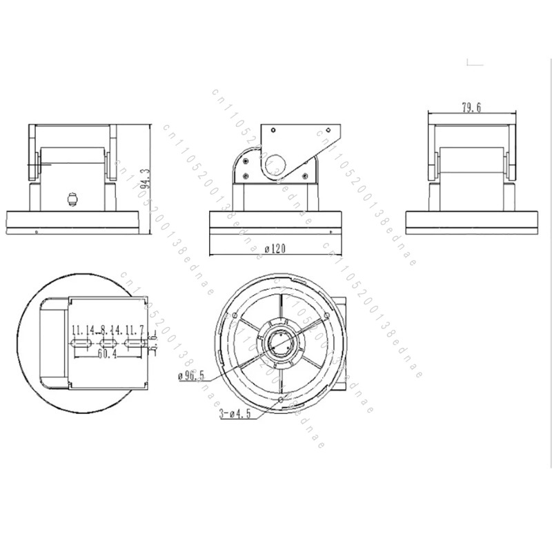 RS485 Electric Pan-Tilt Bracke - огляд і ціна Pan Tilt Bracket