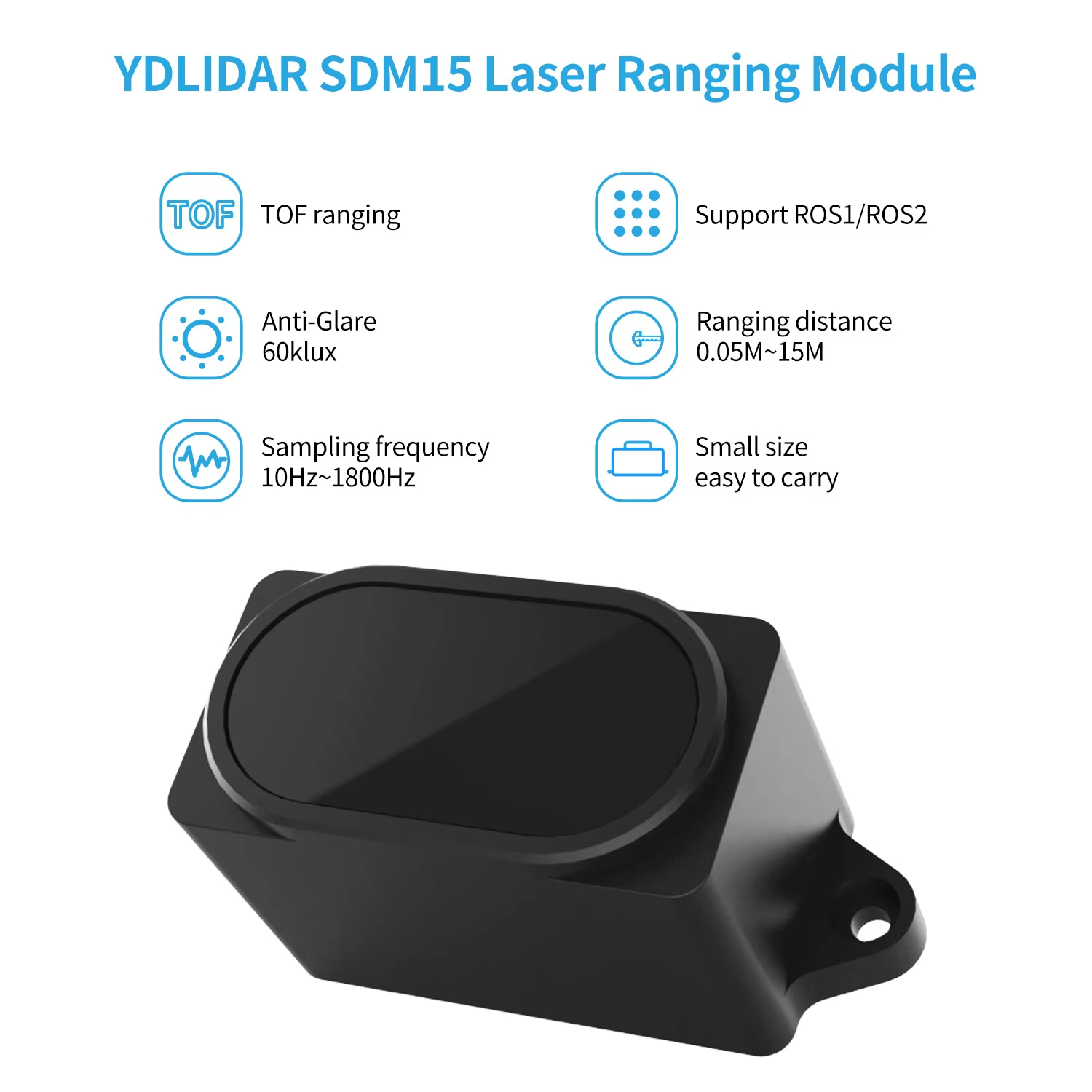 YDLIDAR SDM15/SDM18 High Preci - огляд і ціна Ros Robot