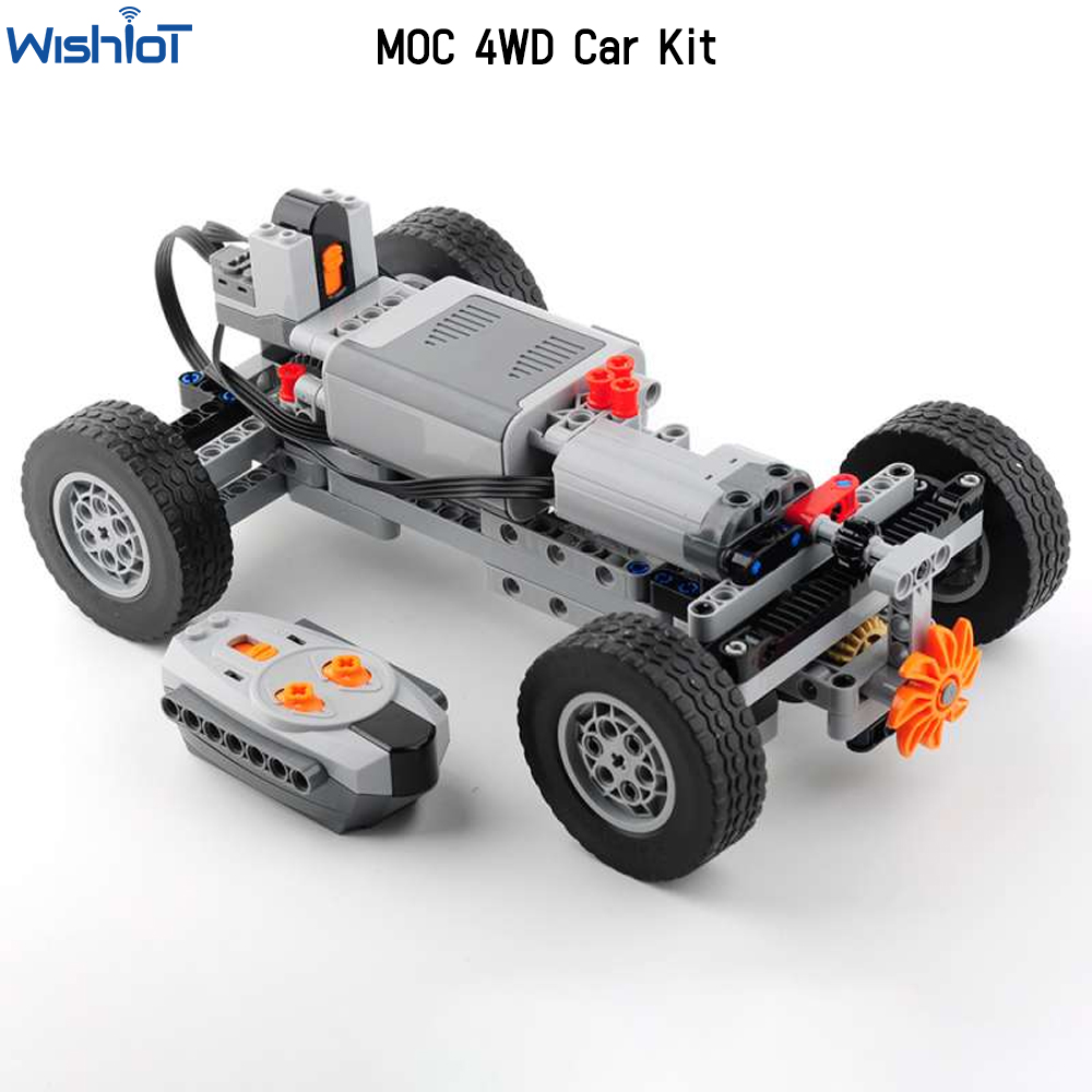 MOC 4WD Remote Control Car Cha - огляд і ціна Robot Car Kit