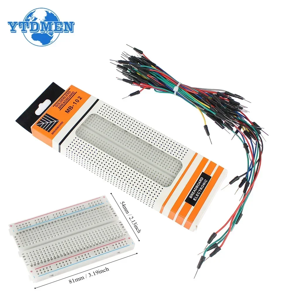 MB-102 Breadboard 400 830 Poin - огляд і ціна Microbit Robot