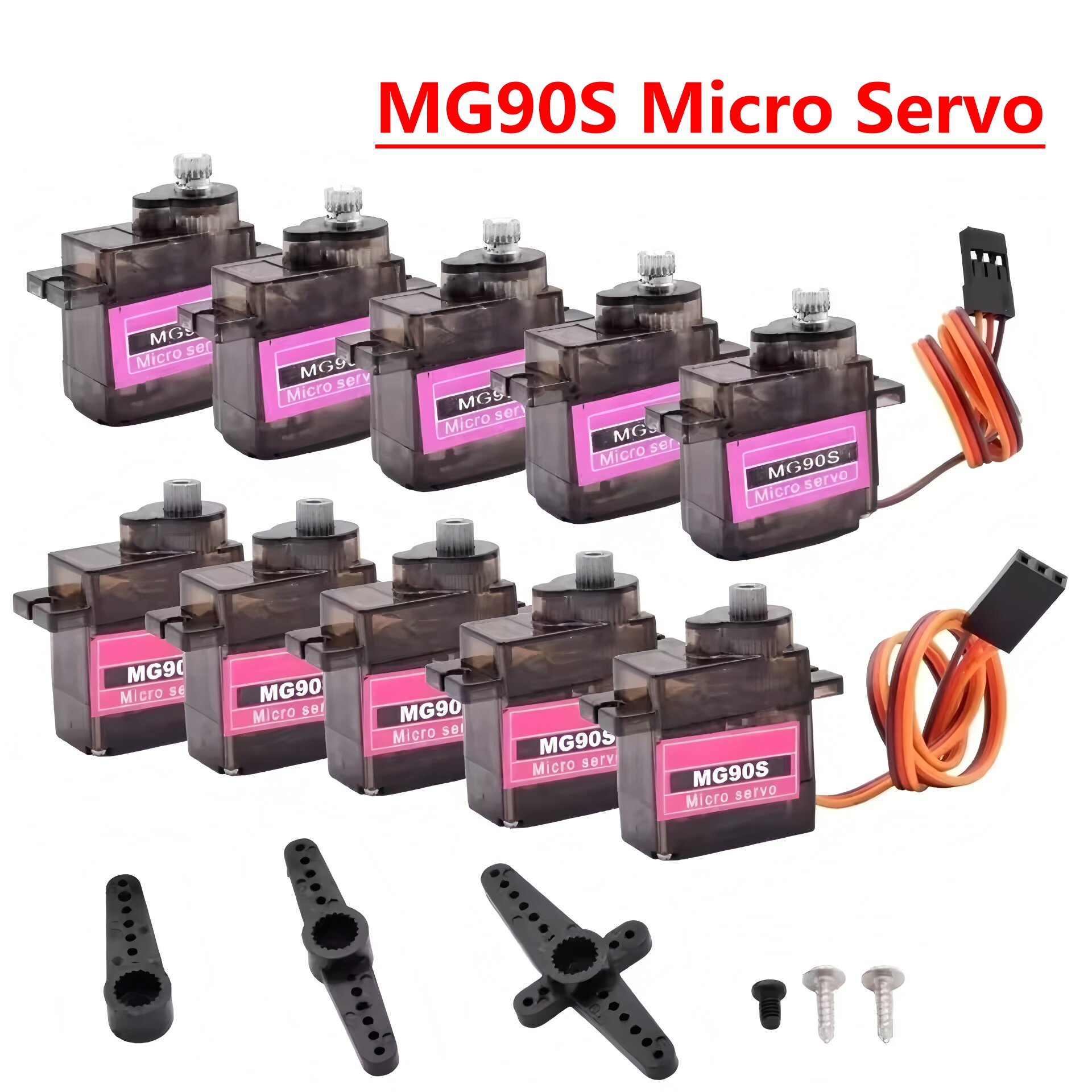 4/5/10/20pcs MG90S Micro Servo - огляд і ціна Sg90 Servo