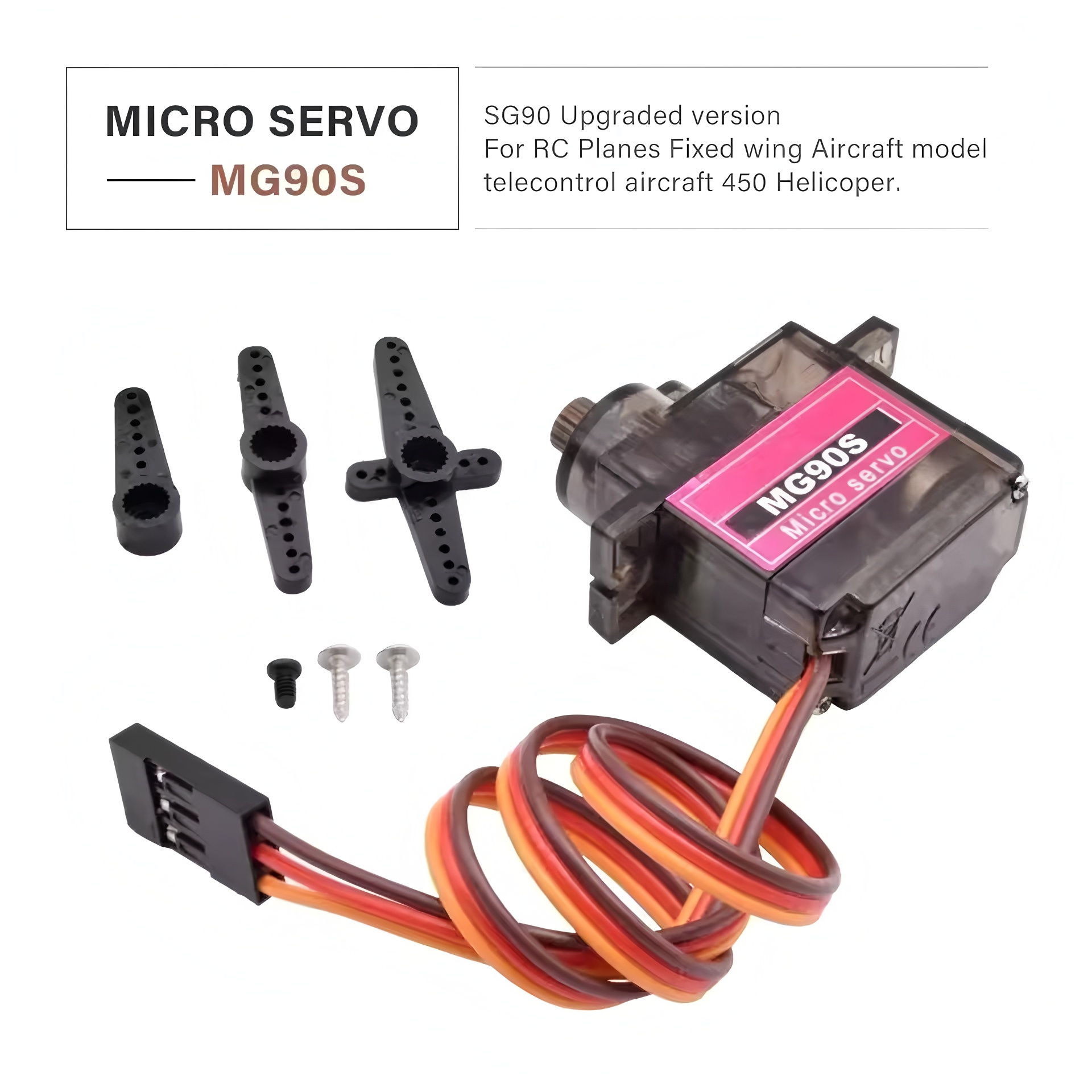 4/5/10/20pcs MG90S Micro Servo - огляд і ціна Sg90 Servo