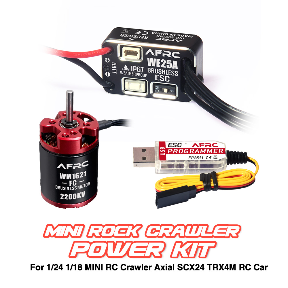 AFRC ESC 25A Brushless Power K - огляд і ціна Robot Car Kit
