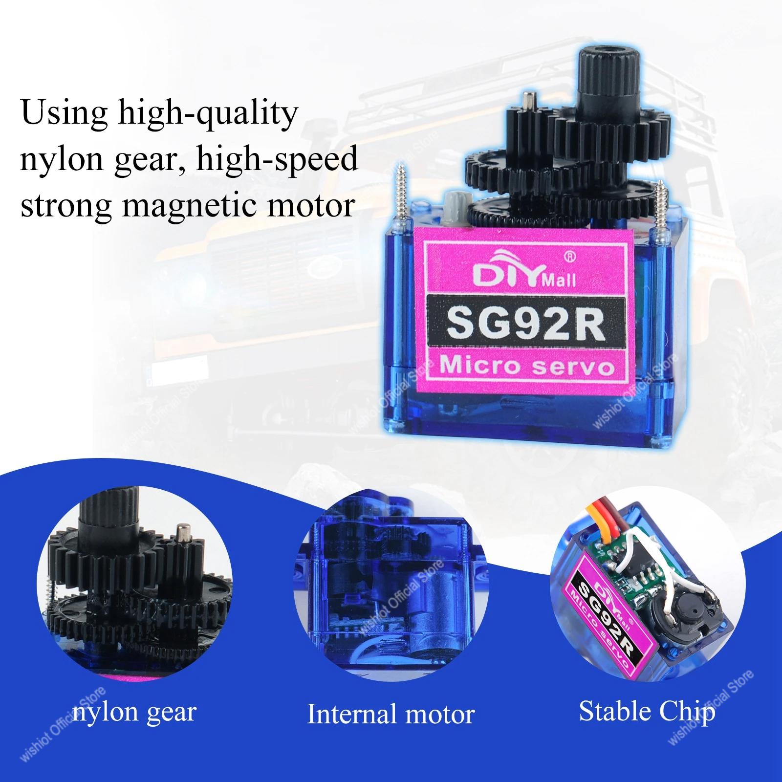 SG92R Micro Servo Motor 4.8-6V - огляд і ціна Servo Pan Tilt