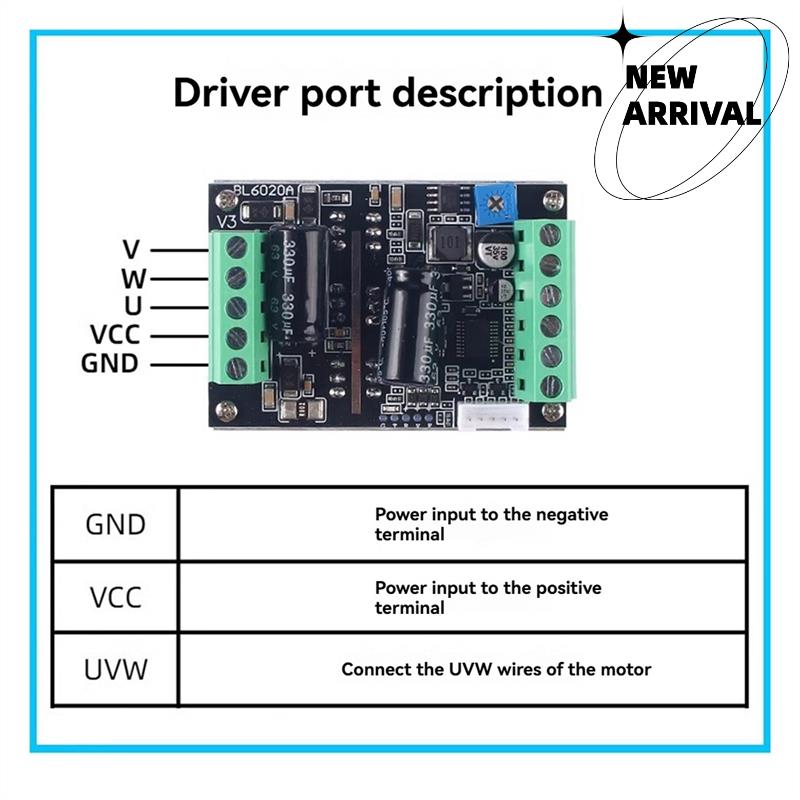 PWM Three-Phase 500W High Powe - огляд і ціна Motor Driver Module