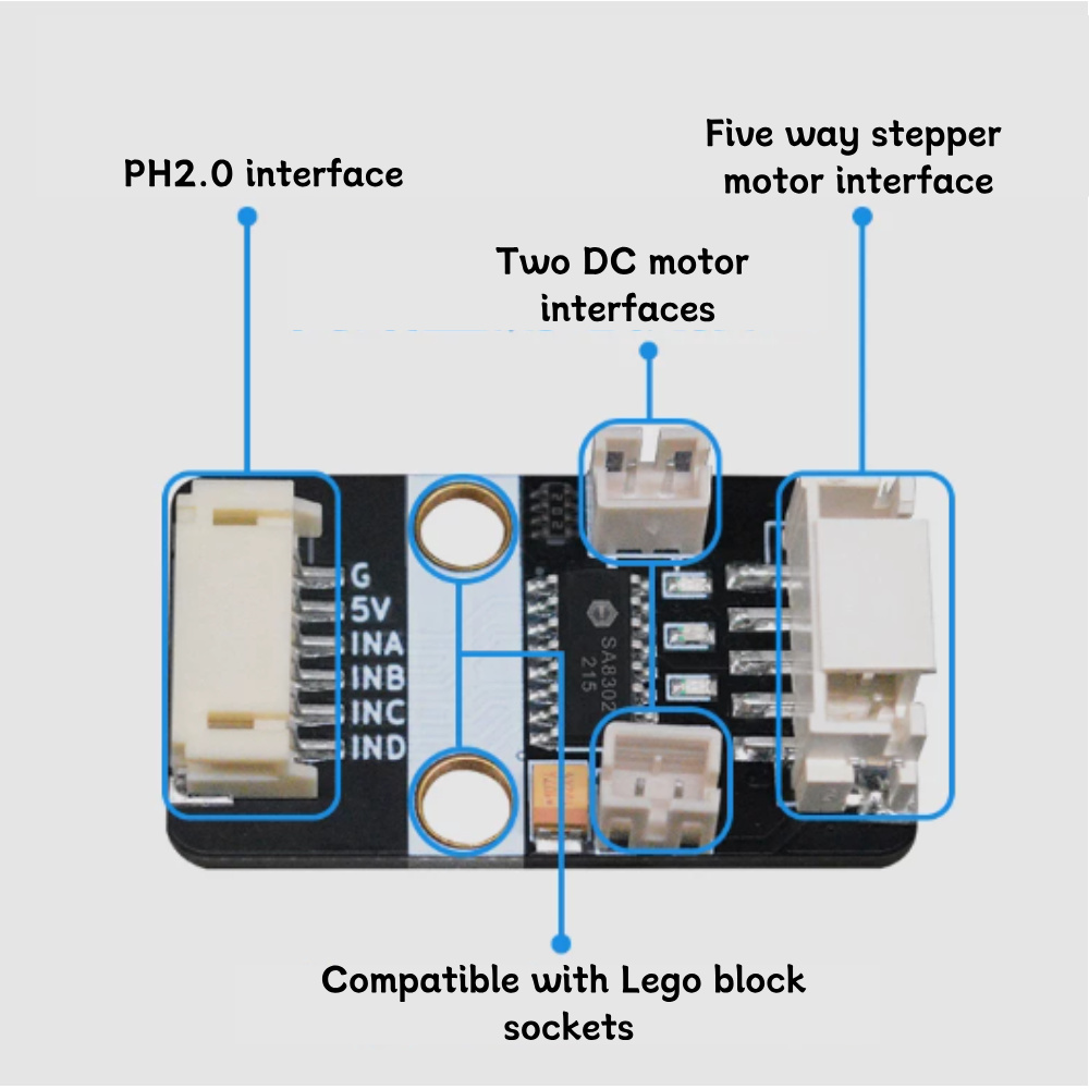 SA8302 Stepper Motor Driver Mo - огляд і ціна Uln2003 Driver