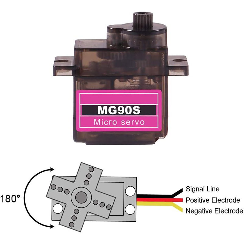 MG90S Servo 5/10/20/40Pcs All  - огляд і ціна Sg90 Servo