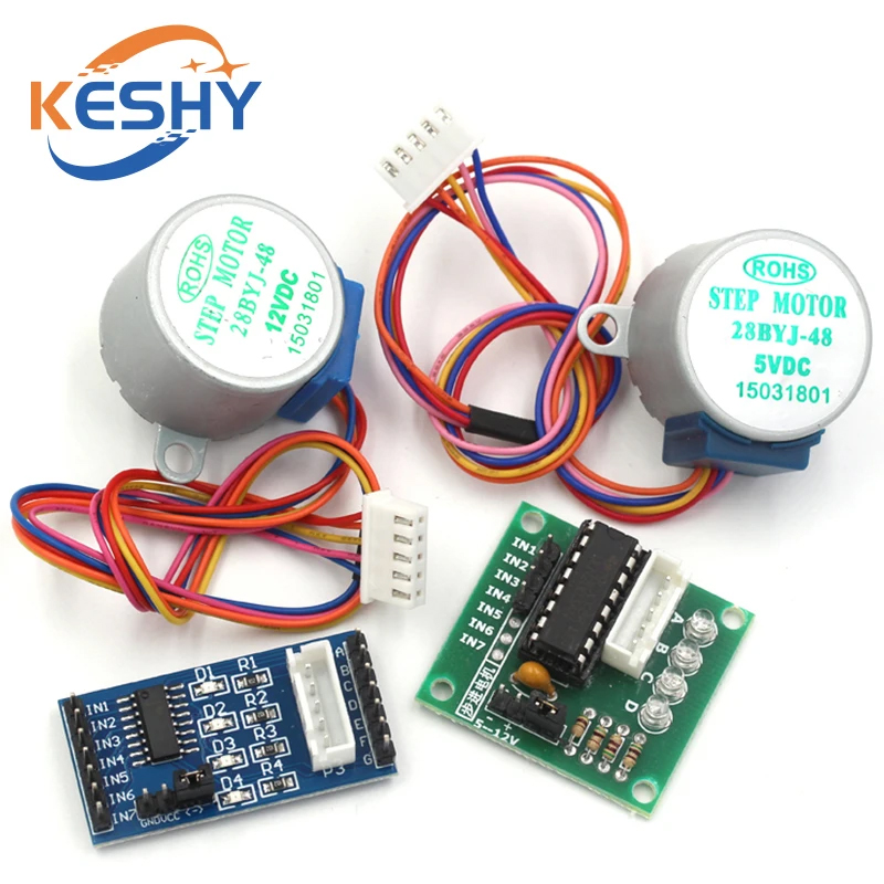 5V 4-Phase 28BYJ-48 DC Gear St - огляд і ціна Uln2003 Driver