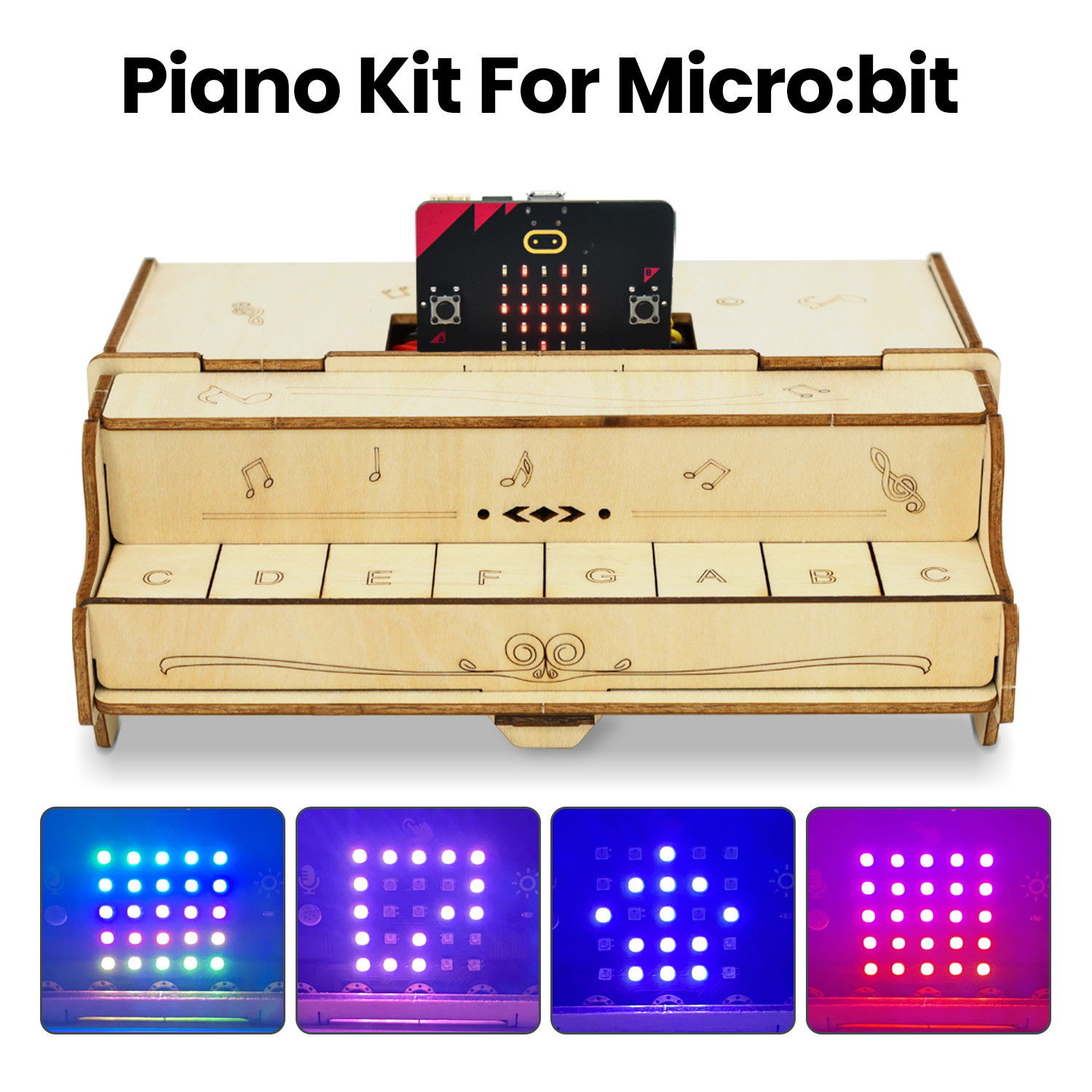 Keyestudio ESP32 Piano Learnin - огляд і ціна Microbit Robot