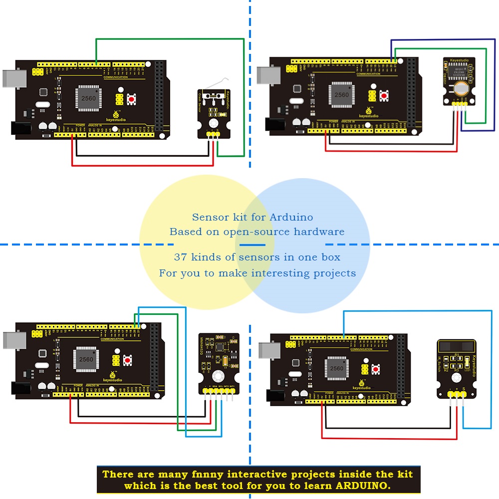 Keyestudio New Sensor Starter  - огляд і ціна Microbit Robot