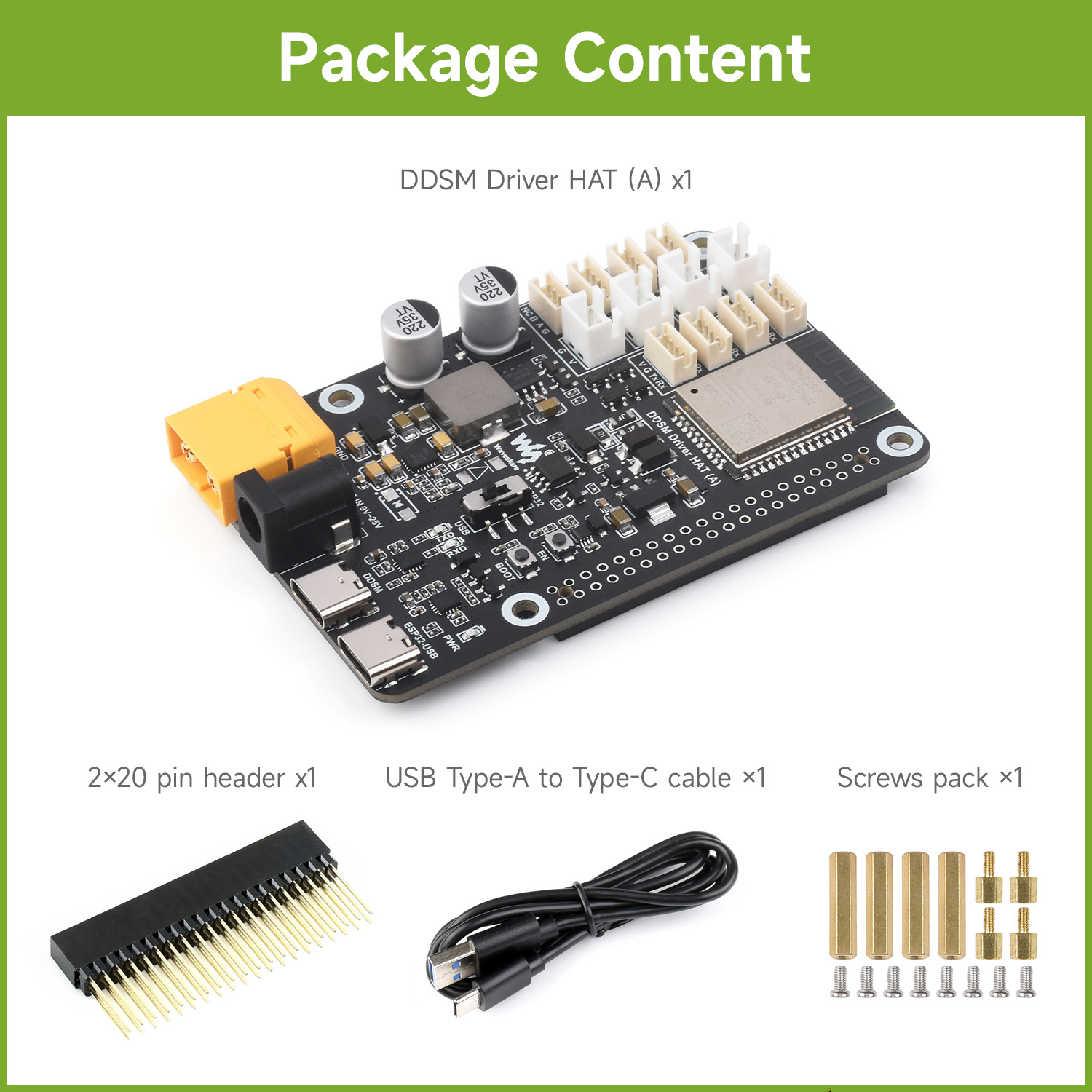 Waveshare Direct Drive Servo M - огляд і ціна Motor Driver Module